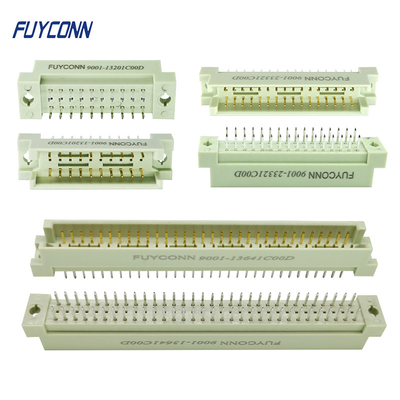 Connecteur européen vertical de carte PCB de carte PCB DIN 41612 du mâle droit 3rows de connecteur