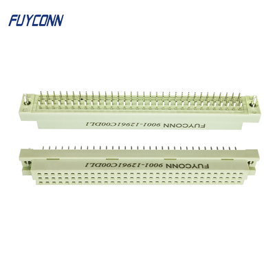 Carte PCB Eurocard Grey Color de Pin Straight du connecteur DIN41612 96 de la femelle 396